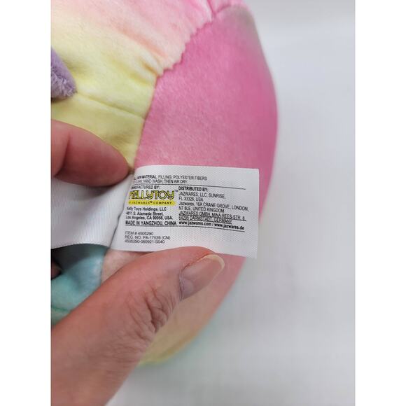 Squishmallows Sydnee Squirrel Rainbow 9" Soft Cuddle Kids Plush Stuffed Toy - Picture 4 of 5